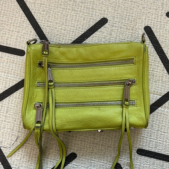 Rebecca Minkoff Lime Crossbody Zipper Bag - Picture 2 of 8